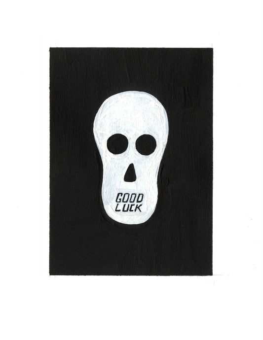 #55 GOOD LUCK SKULL