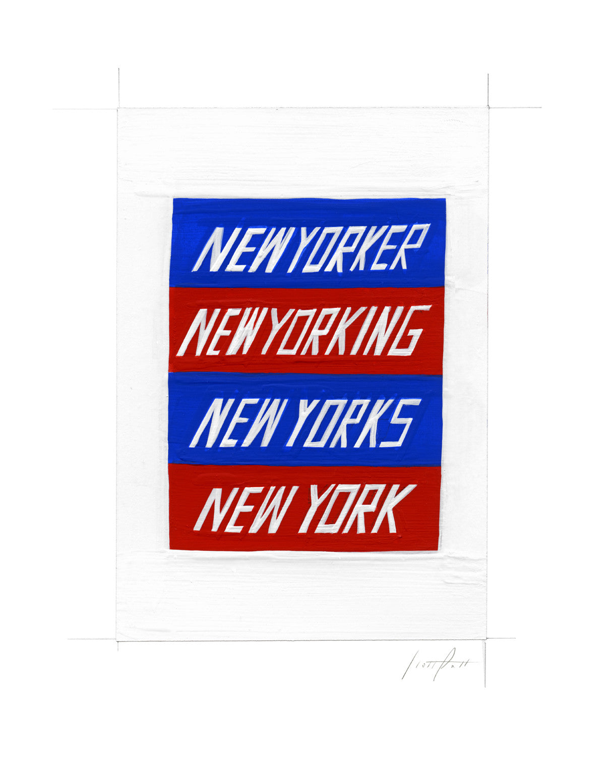 #256 NEW YORKING (BLUE AND RED)