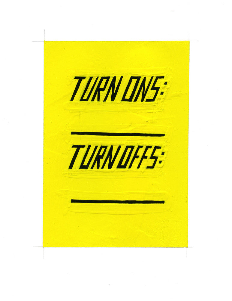 #155 TURN ONS TURN OFFS