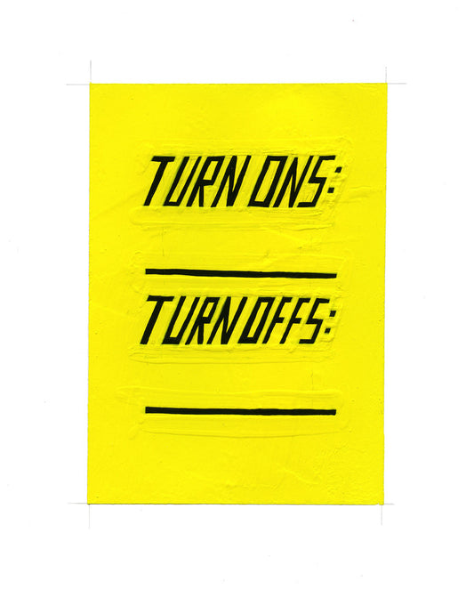 #155 TURN ONS TURN OFFS