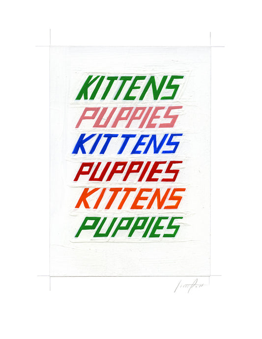 #332 KITTENS AND PUPPIES
