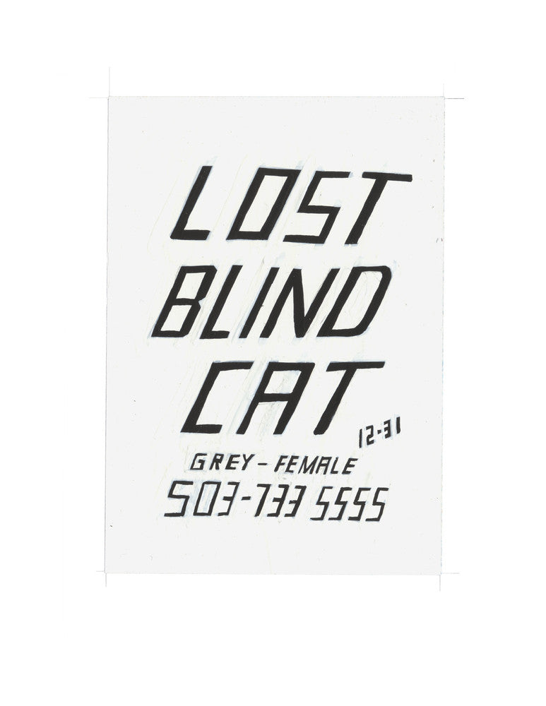 #89 LOST BLIND CAT