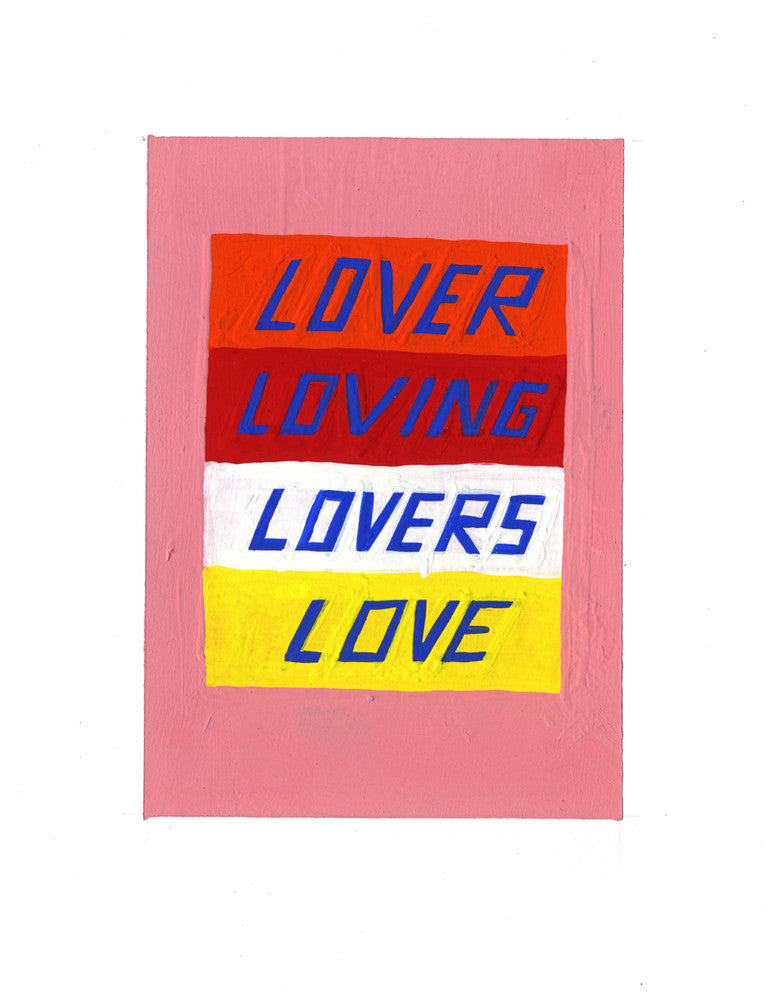 #28 LOVER LOVING LOVERS LOVE